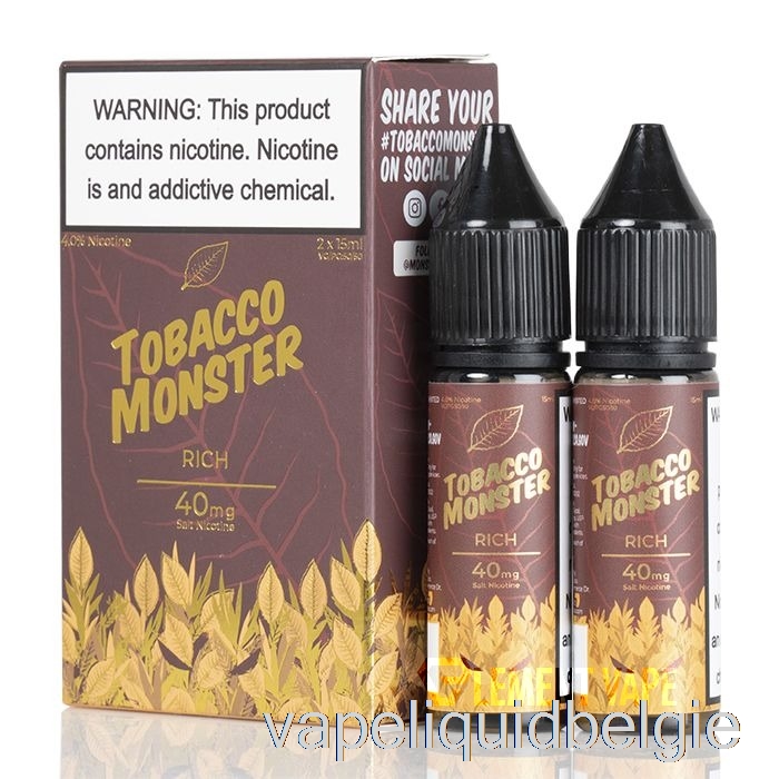 Vape Vloeistofrijk - Tabaksmonsterzouten - 30 Ml 24 Mg